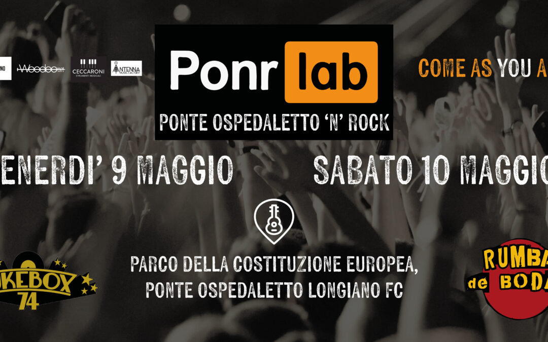 Venerdì 9 e Sabato 10 Maggio – Ponte Ospedaletto ‘n’ Rock Festival – Via alla 3° Edizione 
